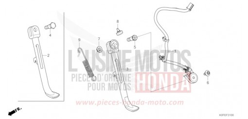 BEQUILLE Z125MAN de 2022